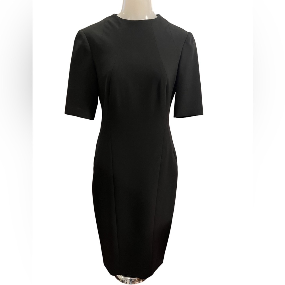 Trina Turk Classic Black Midi Length Sheath Dress size 0